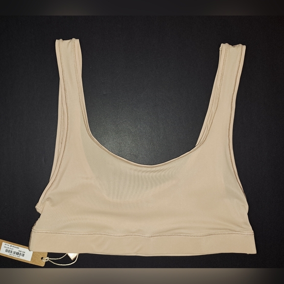 💕NWT SKIMS Jelly Sheer Scoop Neck Bralette Nude CLAY XXS - Picture 4 of 10